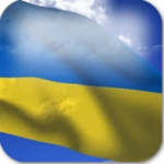 ukraine flag android application logo